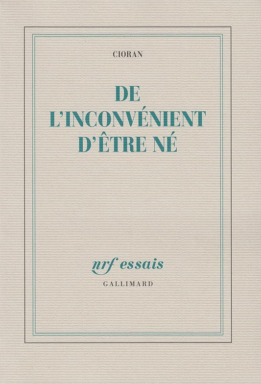 De l'inconvénient d'être né cover image