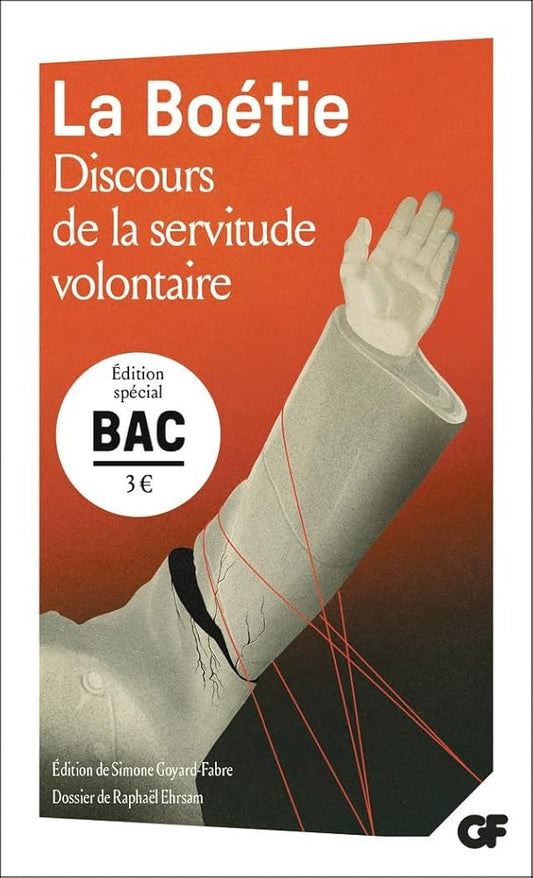 Discours de la servitude volontaire - Bac 2026 cover image