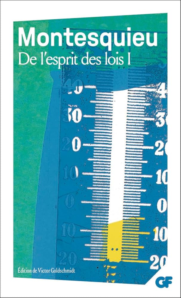 De l'esprit des lois, tome 1 cover image