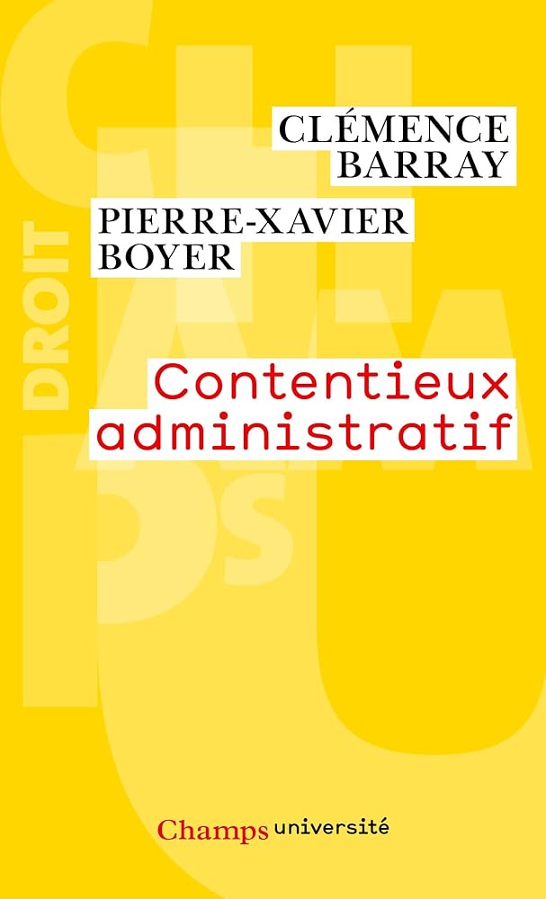 Contentieux administratif cover image