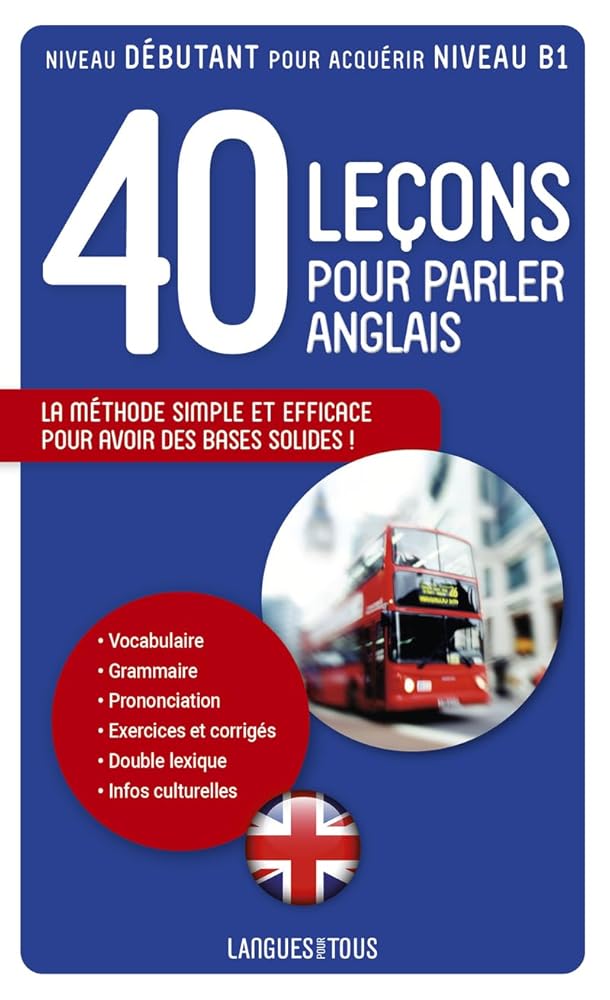 40 leçons pour parler anglais cover image