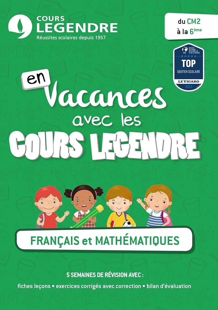 Cahier de vacances du CM2 à la 6e cover image
