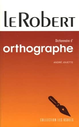 Dictionnaire d'orthographe cover image
