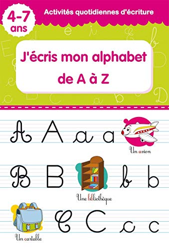 Couverture J'ECRIS MON ALPHABET DE A à Z (Poche) - ISBN 9789954643112
